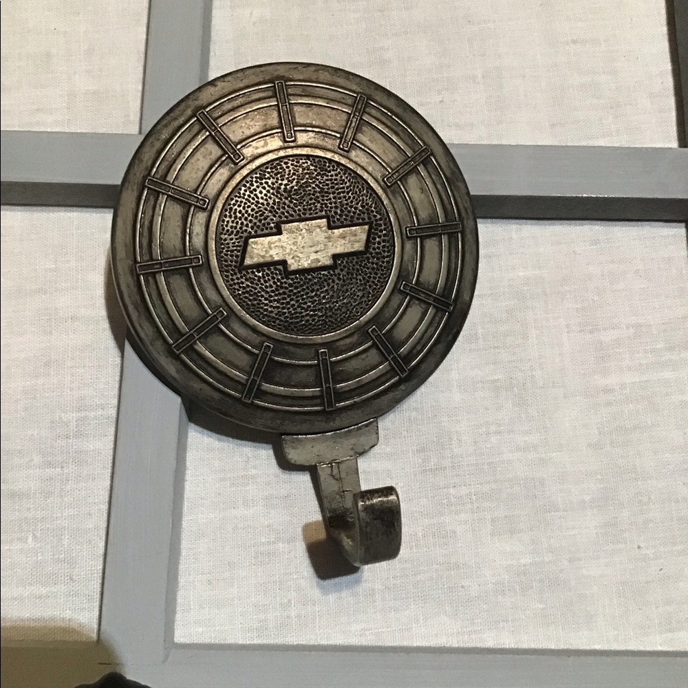 Chevrolet wall hanging hook